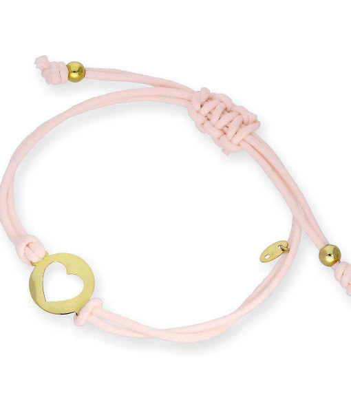 AMJ-294_9nm_Gild_Open_Heart_Pink_Cord_Adjustable_Bracelet