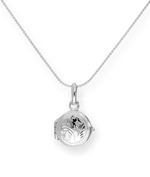 BKT-017-0615_Tiny_Sterling_Silver_Round_Engraved_Locket_on_Chain_16_22_Inches