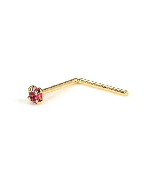 BP-0052_9nm_Yellow_Gild_L_Shaped_1_5mm_Round_CZ_Crystal_Pink_Nose_Stud