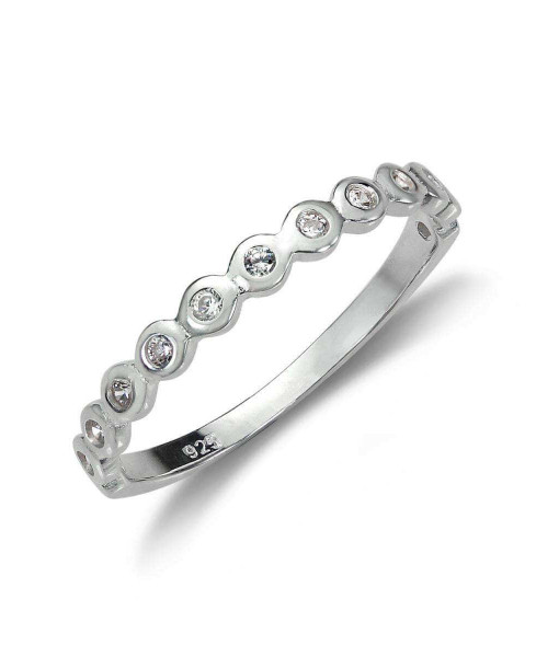 CHZ-041_Sterling_Silver_Half_Eternity_with_dots_Ring_UK_Size_J_U