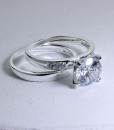CHZ-080_Sterling_Silver_CZ_Crystal_Engagement_Ring_Wedding_Band_Set_View_1