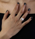 CHZ-080_Sterling_Silver_CZ_Crystal_Engagement_Ring_Wedding_Band_Set_View_2