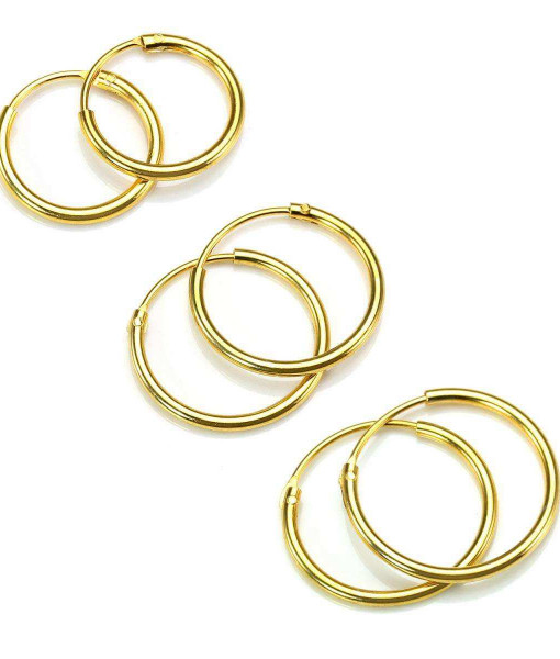 CHZ-193-SET-121416_Gild_Dipped_Sterling_Silver_Hoop_Sleeper_Earrings_Set_12mm_14mm_16mm