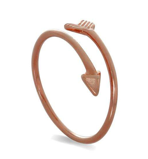 CHZ-280_18ct_Rose_Gild_Dipped_Sterling_Silver_Arrow_Design_Adjustable_Midi_Toe_Ring