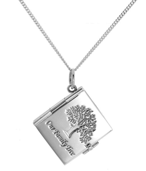 DCY-049-4DC_Sterling_Silver_Family_Tree_6_Photo_Locket_Book_on_Chain