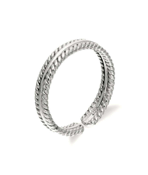 HAR-0253_Sterling_Silver_Adjustable_Ribbed_Midi_Toe_Ring