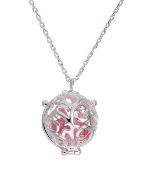 HAR-0792_Sterling_Silver_Filigree_Sphere_Locket_with_Pink_CZ_Crystal