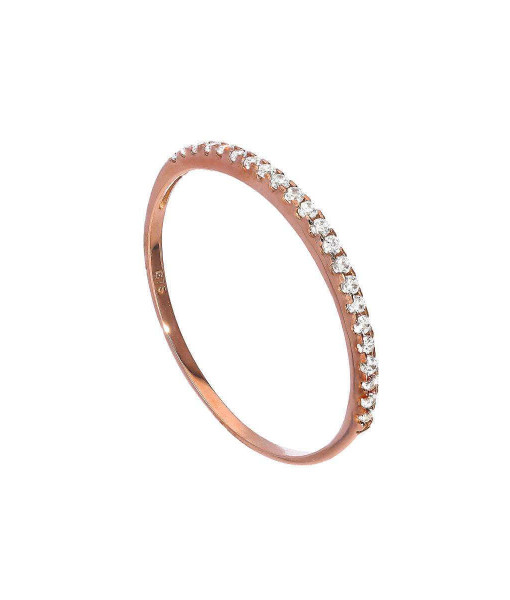 JSK-263_9nm_Rose_Gild_Clear_CZ_Crystal_Half_Eternity_Stacking_Ring_Size_I_U