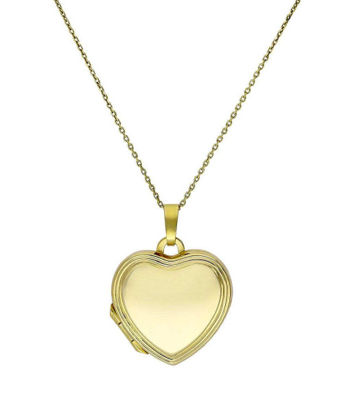 LBC-012-2BEL_9nm_Gild_Engravable_Heart_Locket_with_Raised_Border_on_Chain_16_20_Inches