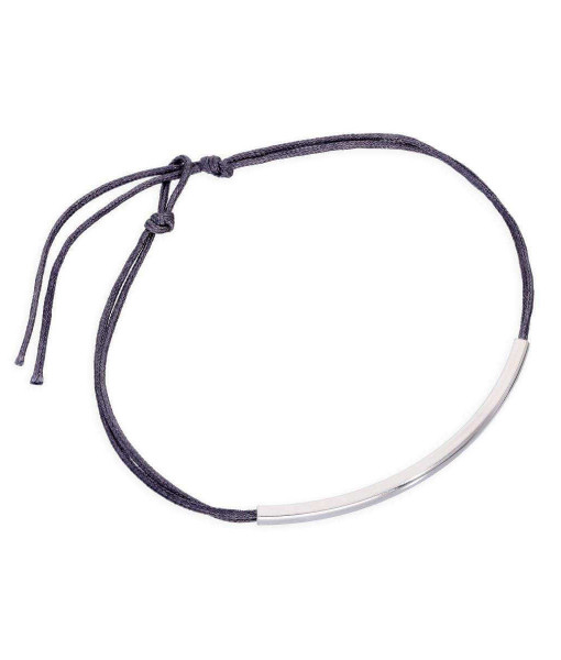 PSJ-717_Sterling_Silver_Curved_Bar_Grey_Cord_Bracelet_8_Inches